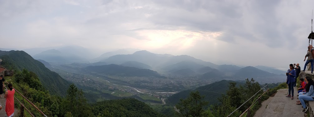 Views of Himalayas from sarangkot